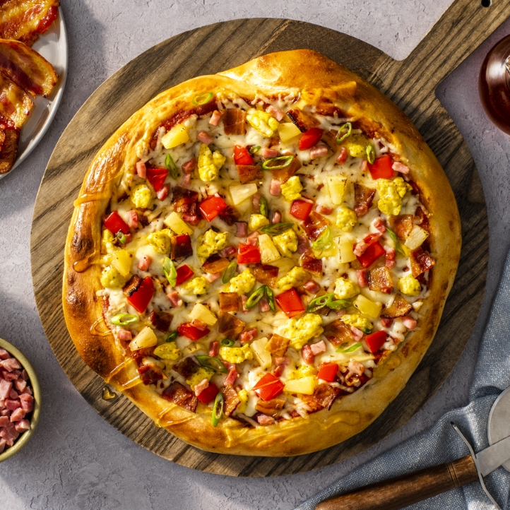HAWAIIAN BREAKFAST PIZZA recipe