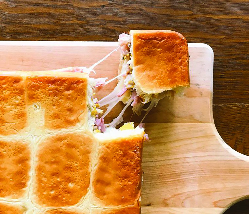 Deli Meat Baked Cuban Sandwich Sliders recipe