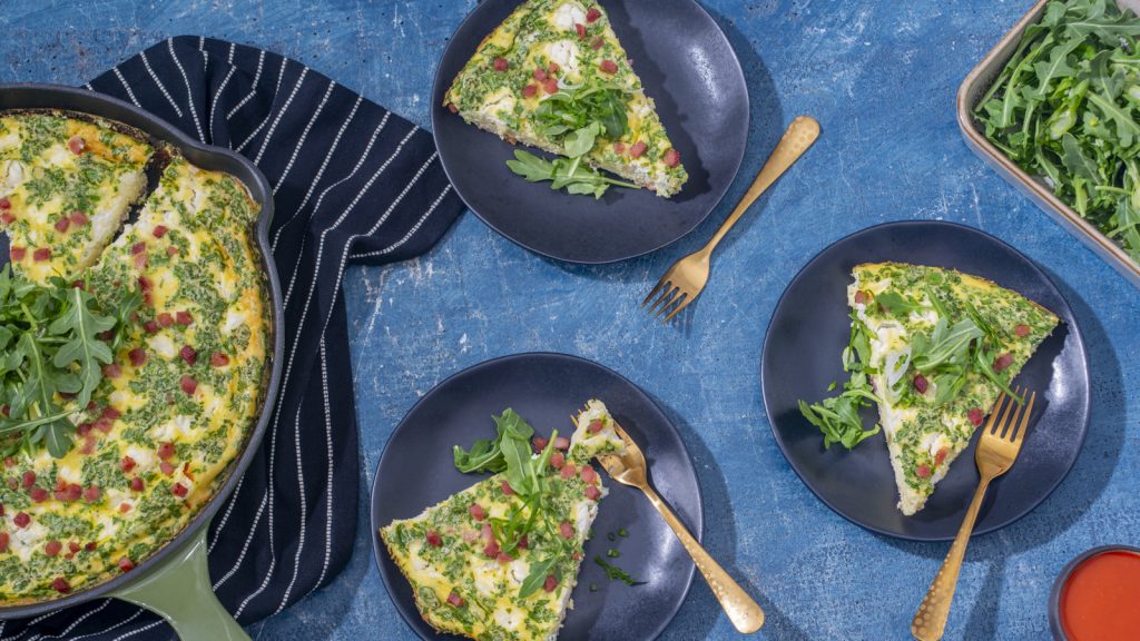 Ham-Herbed Ham & Goat Cheese Frittata-043